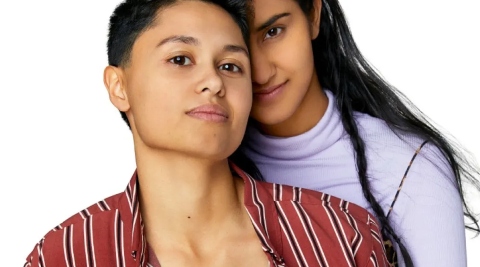 Amrit Kaur with her on-screen partner Marie Marolle